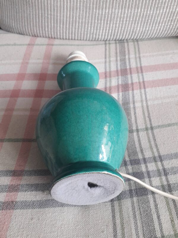 Lampe vintage en céramique signée Koska