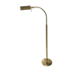 E-reader floor lamp in brass and gold metal 1970
