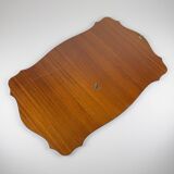 Large vintage wooden mirror, Italy, 1970s