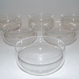 Set of 6 Baccarat crystal fingerrinses