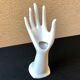 White ceramic hand-made vase by original 70s JMR