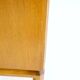 Large Swedish mahogany storage unit with four front doors.