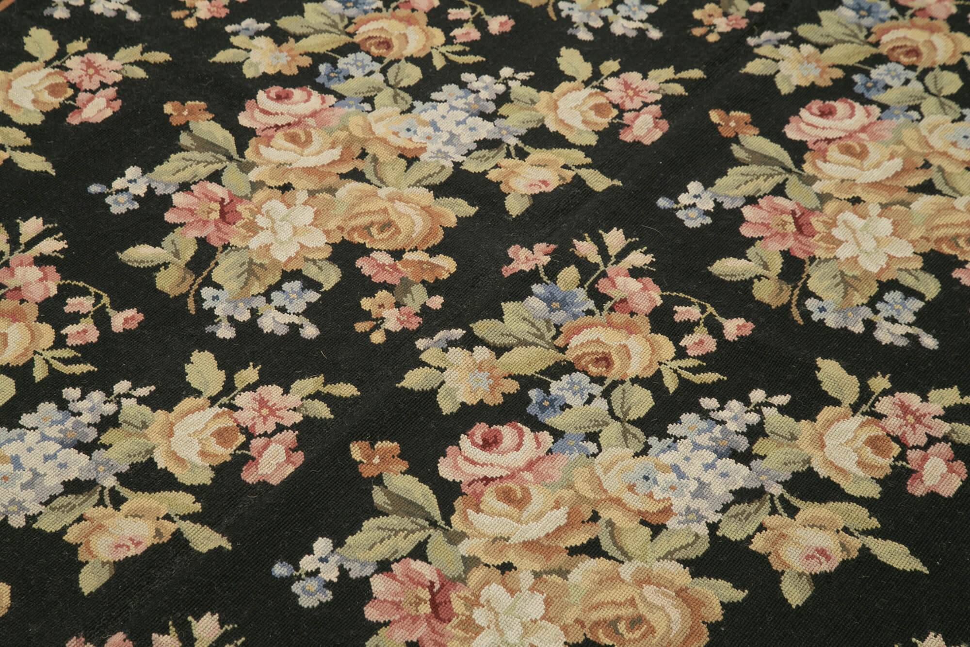 Handmade Vintage Flatweave Needlepoint Kilim 180 cm x 272 cm