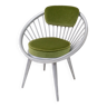 Yngve Ekström Circle chair green, 1960s