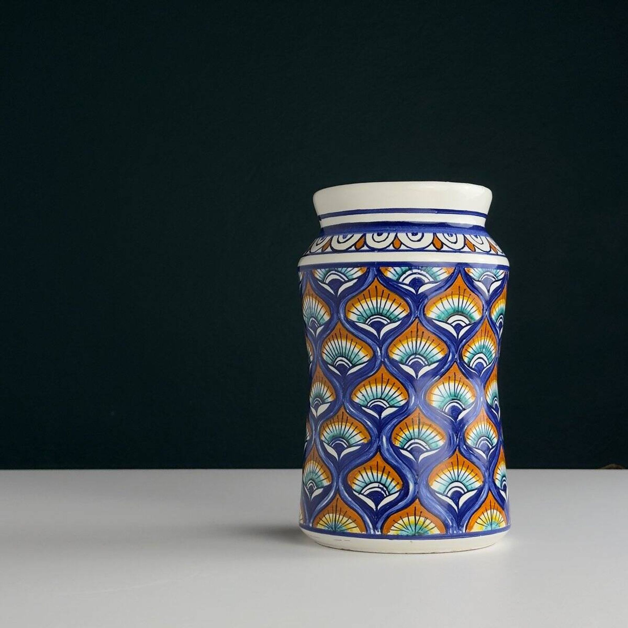 Vintage ceramic vase, Italy, 1971