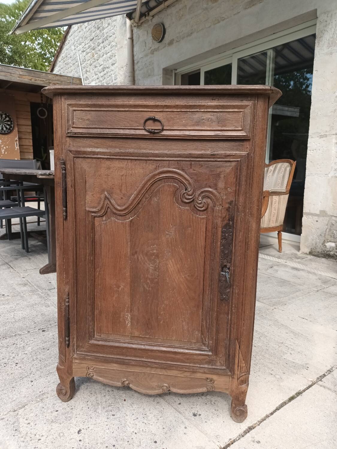 Antique jam cabinet