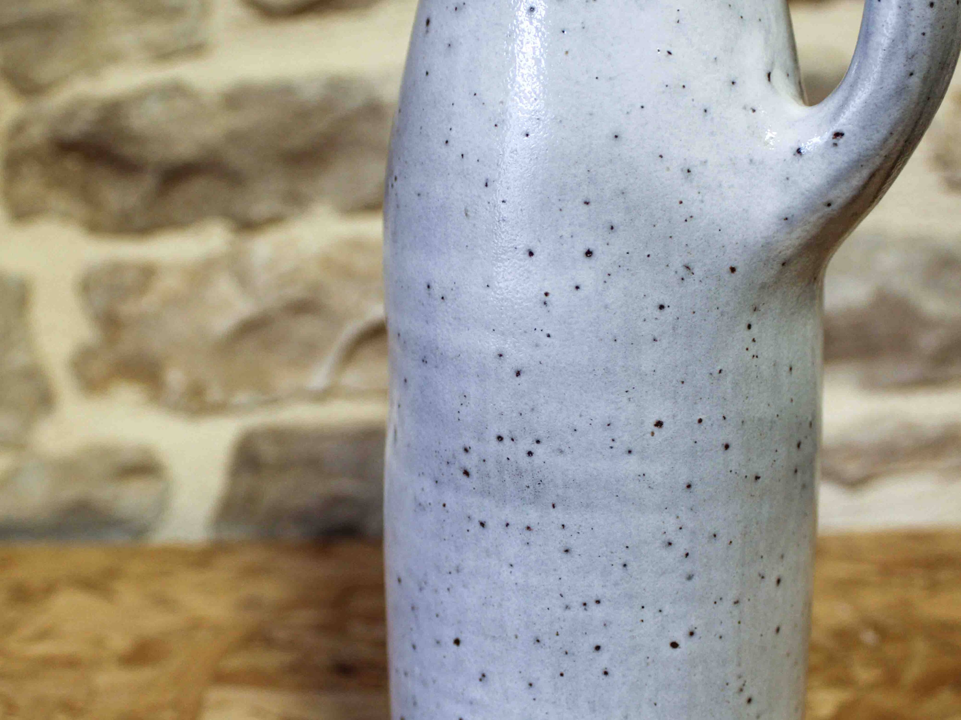 Large enamelled stoneware jug