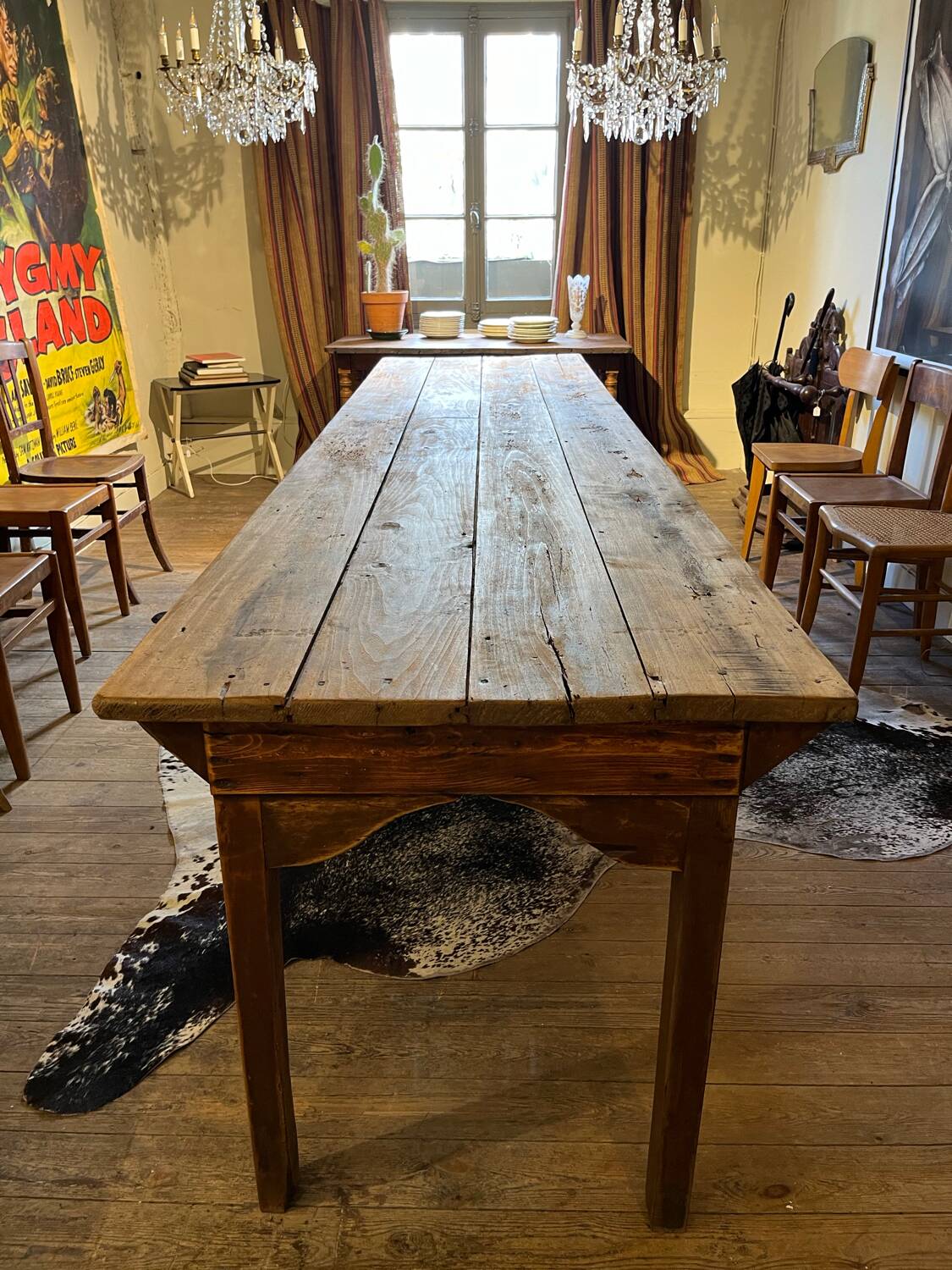 Large farmhouse table