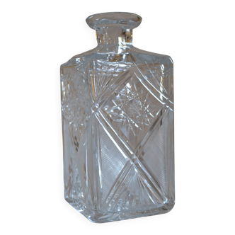 Cut crystal whisky decanter