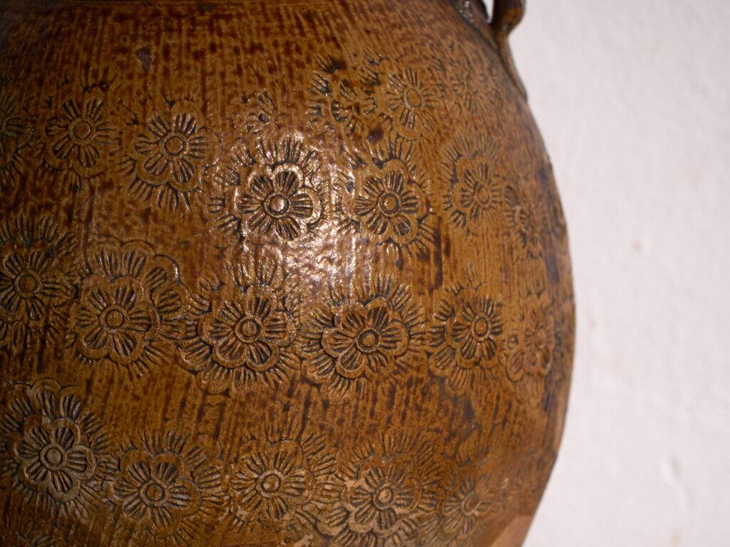 Ancient Chinese glazed stoneware vase – China, circa 1900