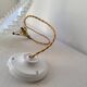 Pendant in serrated opaline