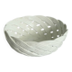 White openwork woven ceramic bowl - Elegant centerpiece