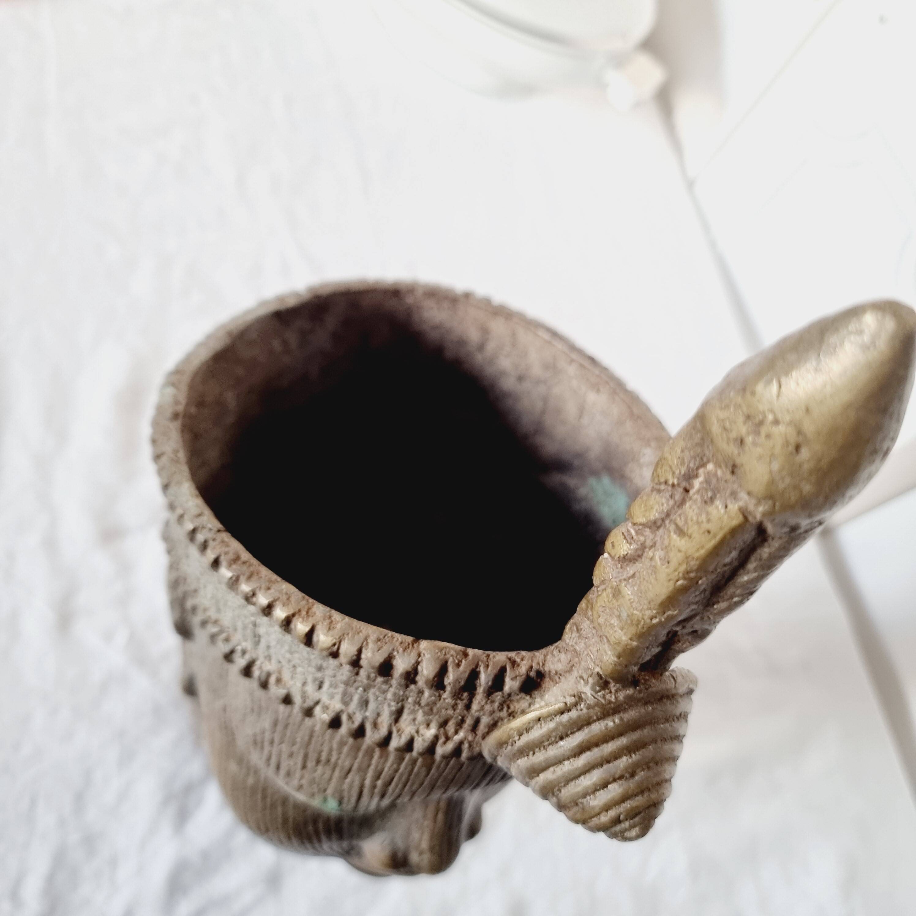 head of Ife, cradle of the Yorubas, from the Kingdom of Benin (Nigeria) in Bronze 1950s-60s Col