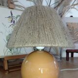 Lampe corde de jute
