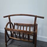Bamboo magazine rack