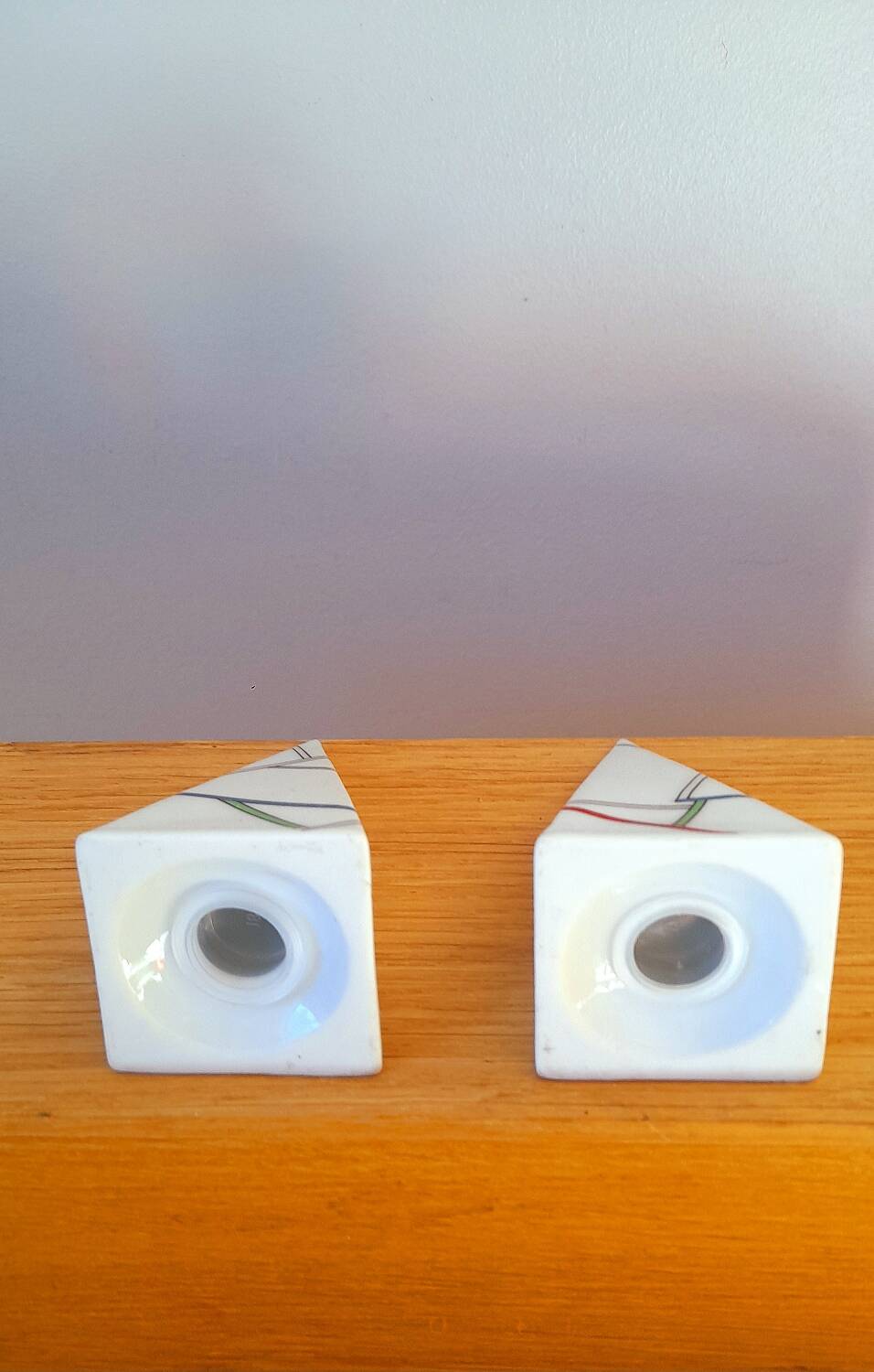 Salt and pepper shakers, Memphis 1980.