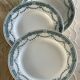 5 antique ironstone plates from Moulin des Loups.