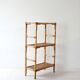 Vintage bamboo bookcase