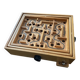 Old wooden maze game