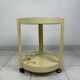 Vintage space age trolley side table