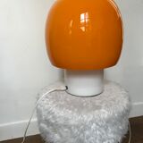 Murano glass vintage Space Age mushroom lamp
