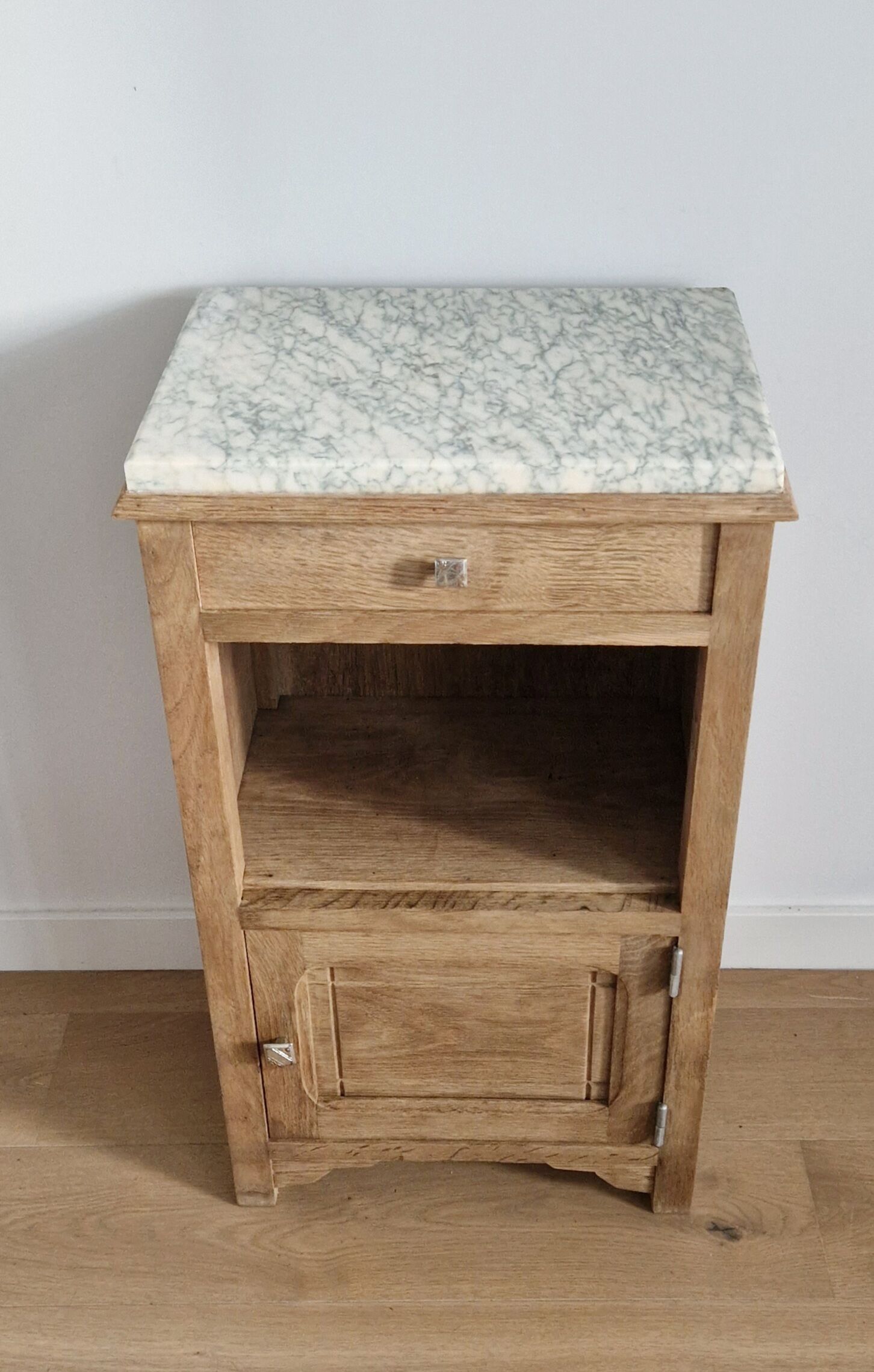 Meuble chevet art déco chêne 1920