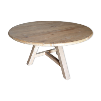 Table ronde en bois