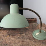 Old sheet metal workshop lamp