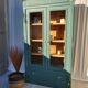 2 glass door dresser