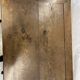 Wooden farmhouse table