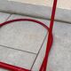 Swing Chair Jutta and Herbert Ohl Rosenthal Lübke 1982 Lacquered Red Steel