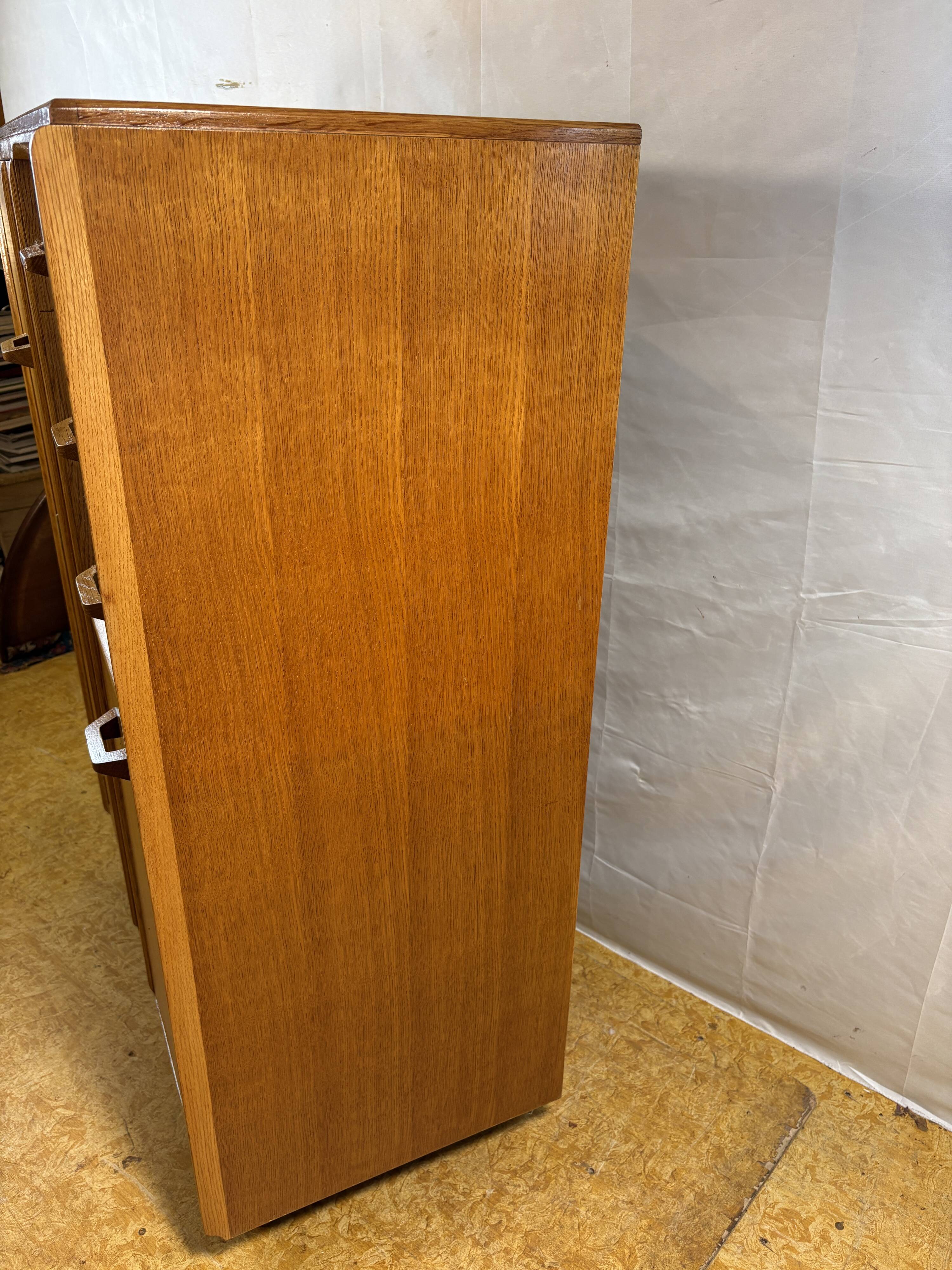 Rare Vintage G-Plan E. Gomme Oak Compactum Gentleman’s Wardrobe c.1950–1960