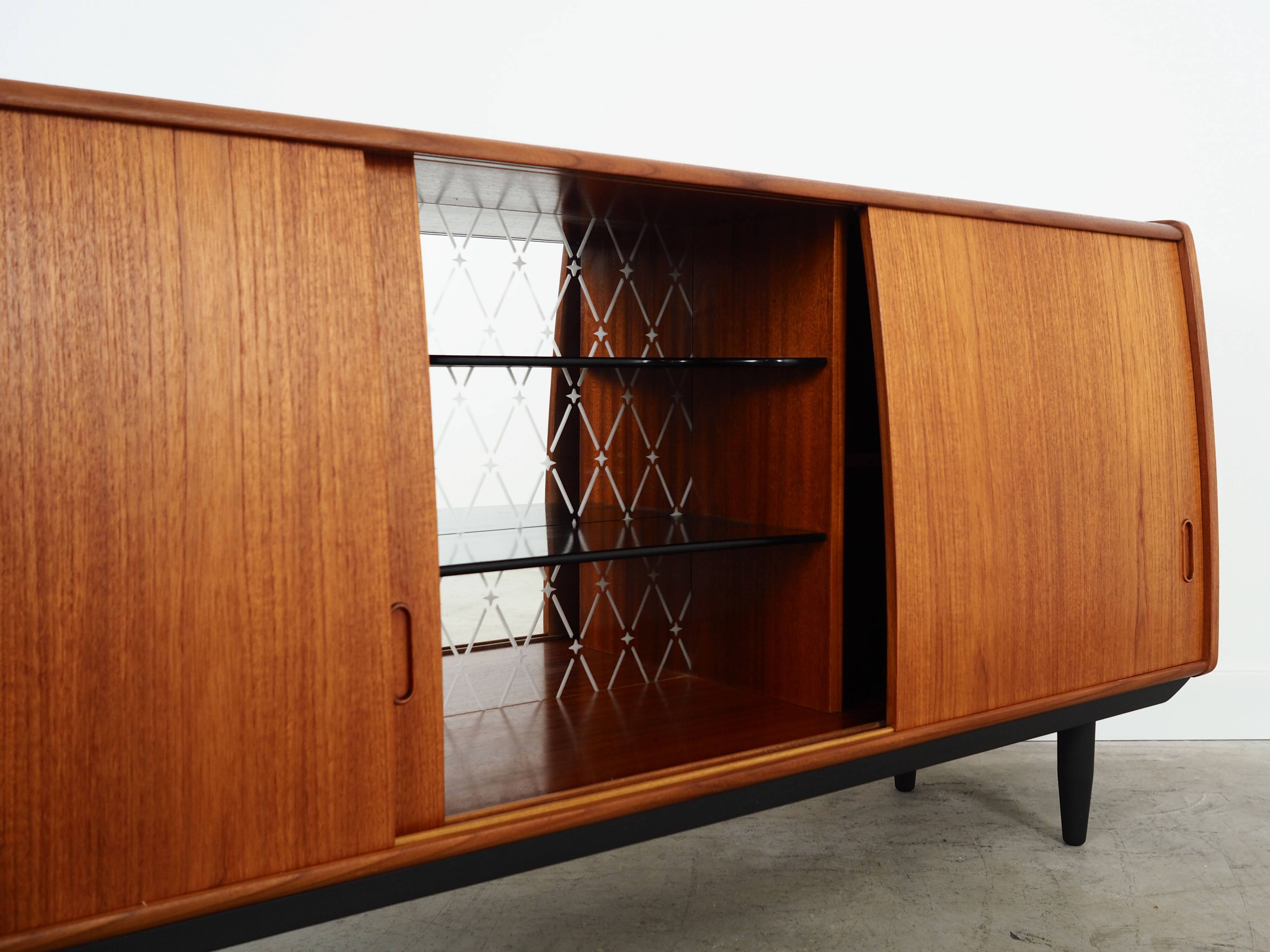 Teak sideboard, Danish design, 1970s, manufacture: PMJ Viby J