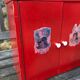 Doll clothes cabinet- Vintage toy