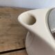 Earthenware and stainless steel teapot, 2 cups