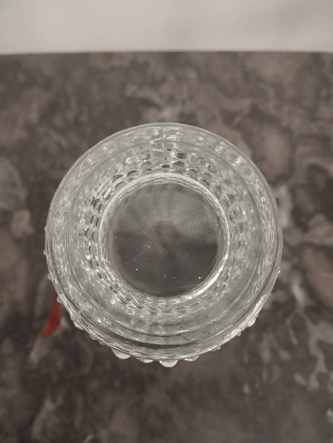 Glass vase from the 70s