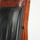 Stylish cowhide Art Deco design armchair