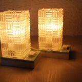 Pair of vintage bedside lamps