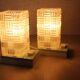 Paire de lampes de chevets vintage