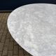Table à manger ronde originale Knoll Tulip (137cm) Carrara