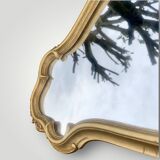 Antique Rococo style gilded resin wall mirror