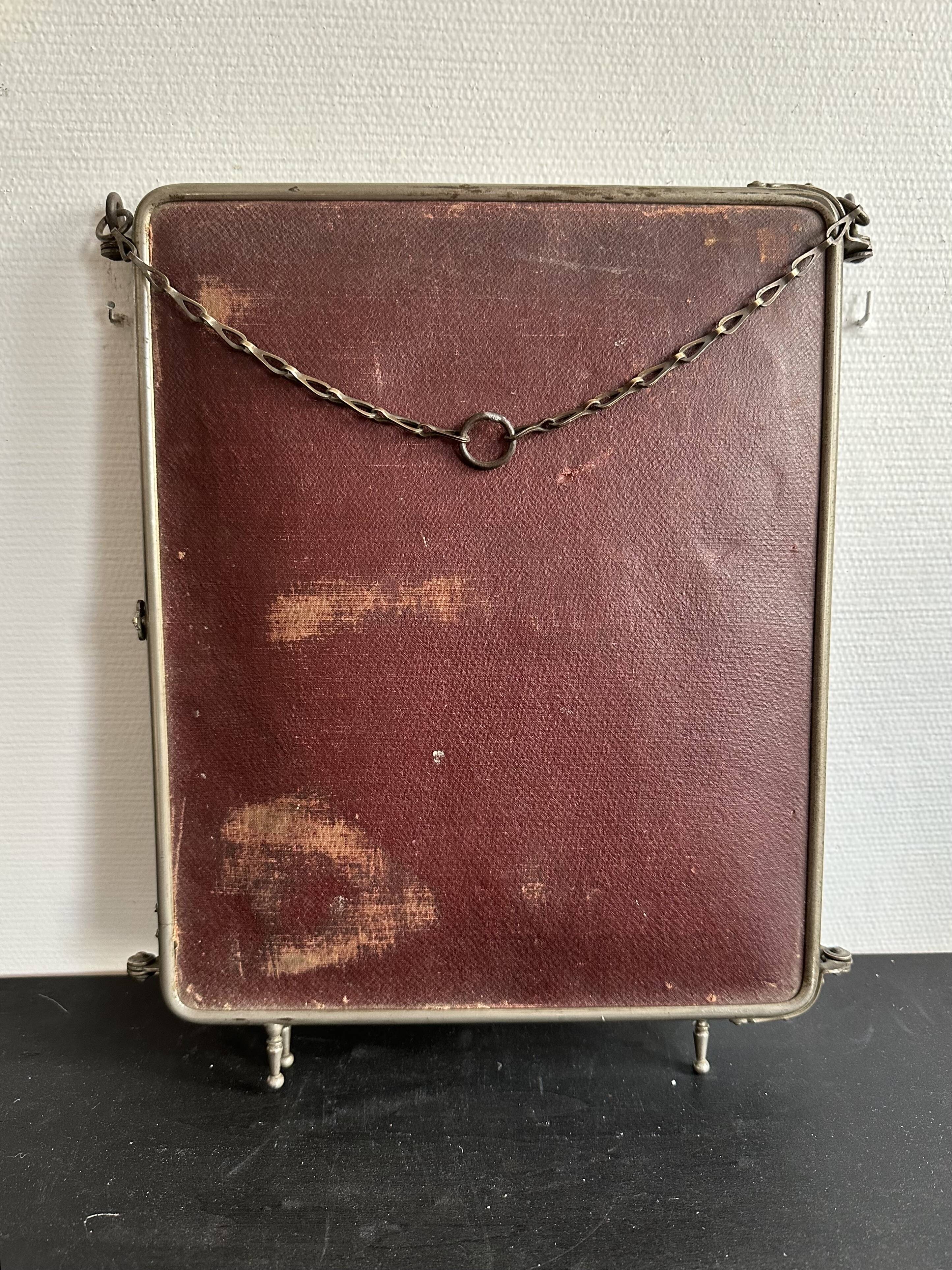 Art Deco triptych mirror, for table or wall mounting, 1900