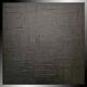 Monochrome black minimalist abstract painting