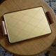 Art deco two-handle mirror tray