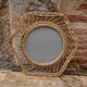 Rattan mirror  48x48cm