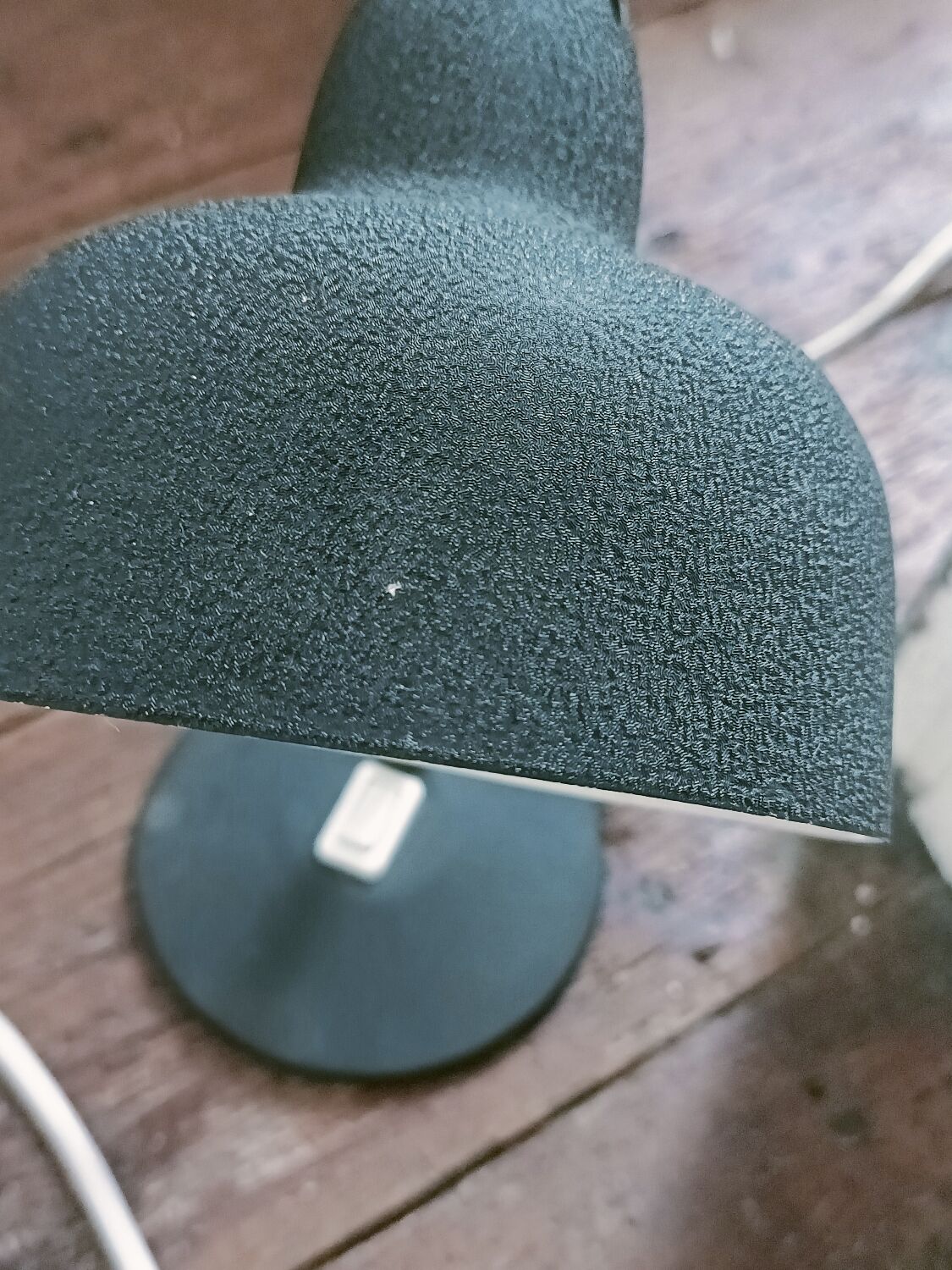 Articulated lamp in black metal, 1950-60