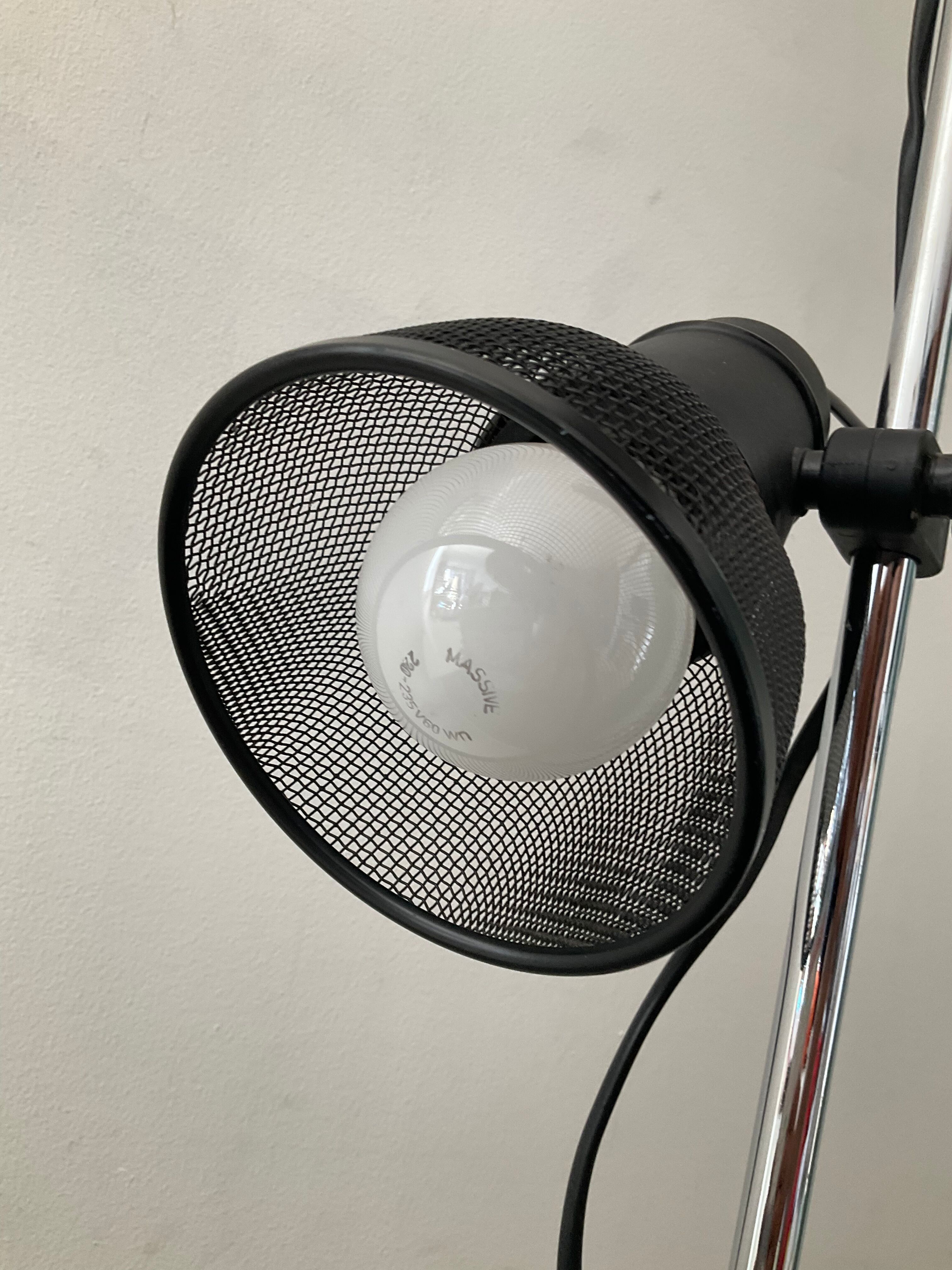 DBGM floor lamp 2 spots 70s-80s