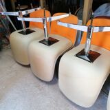 Set of 12 vintage Steelcase Strafor office chairs by Randall Buck