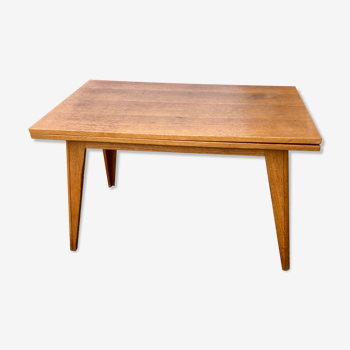 Vintage oak table and veneer