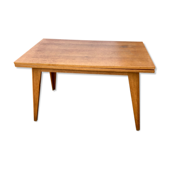 Vintage oak table and veneer